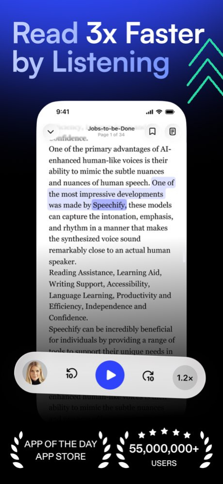 Speechify – Text to Speech PDF 5.5.15 Screenshot