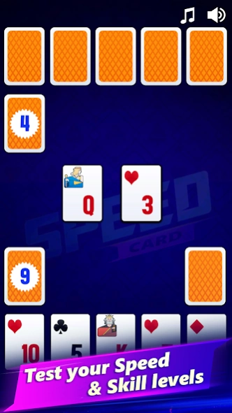 Speed Card Game: Spit Slam 1.0 Screenshot