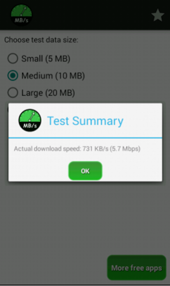 Speed Test - Network Connectio 2.3 Screenshot