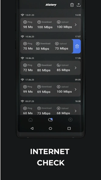 Internet test: Сonnect network 2.0.1 Screenshot