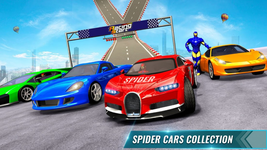 Superhero Car Stunts Game 3D 1.2 Screenshot