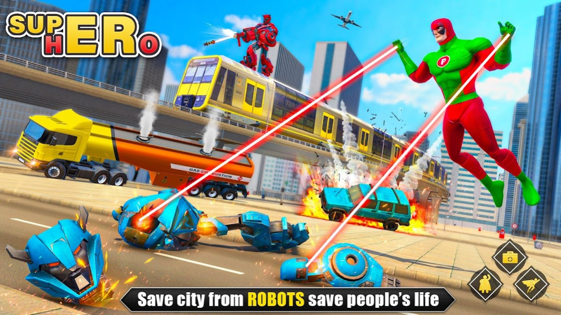 Spider Hero Games - Rope Hero 1.0 Screenshot