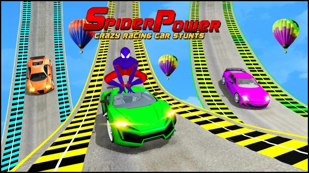 Spider Car Games: GT Superhero 1.0.11 Screenshot