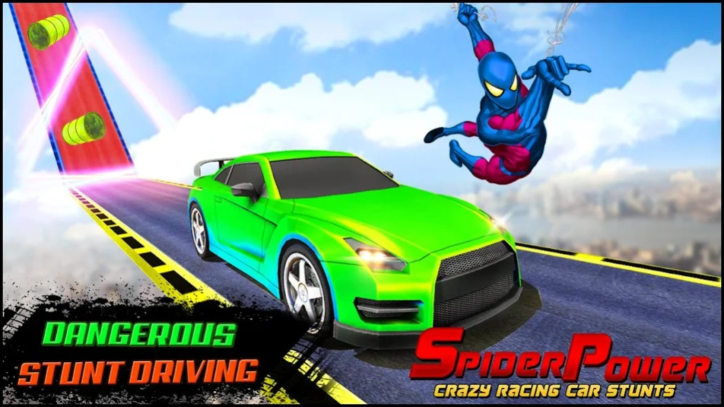 Spider Car Games: GT Superhero 1.0.11 Screenshot