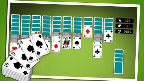 Spider Solitaire 2  Screenshot