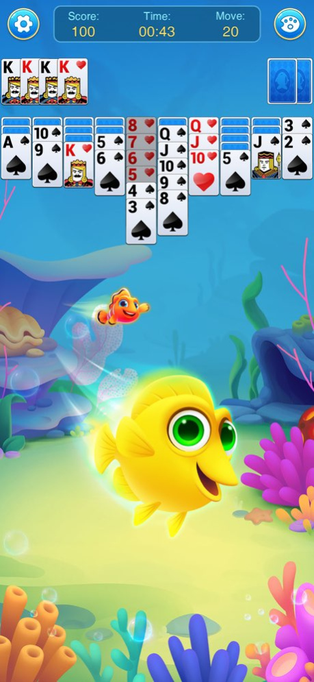 Spider Solitaire Fish Games 1.3.5 Screenshot