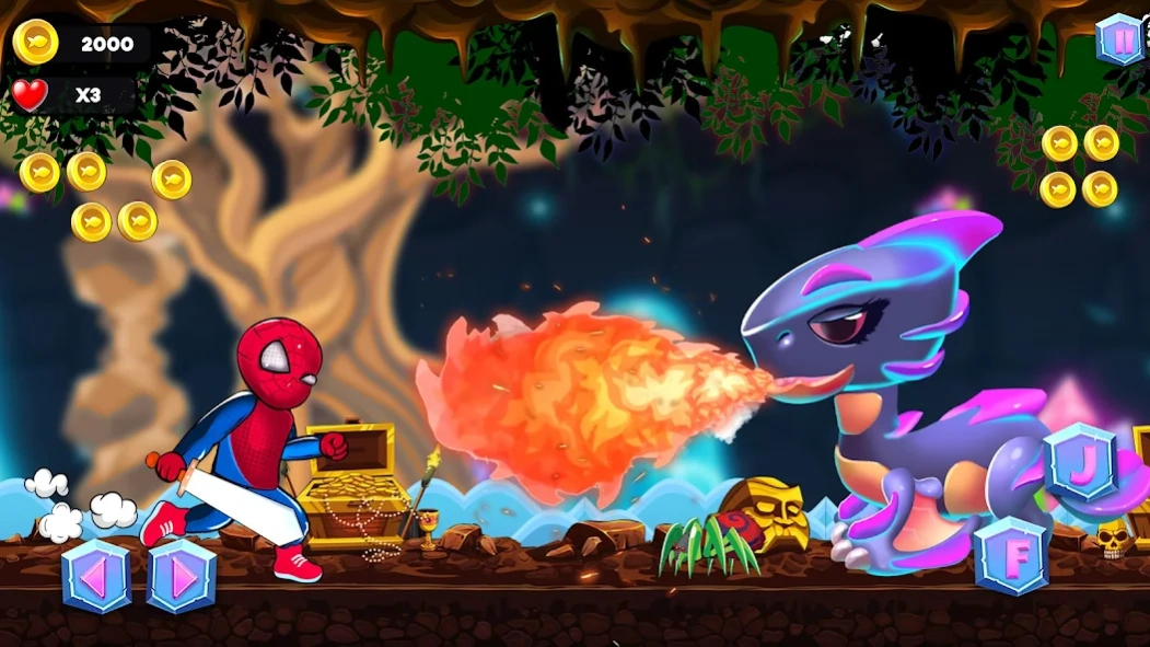Spider Stickman Warrior Battle  Screenshot