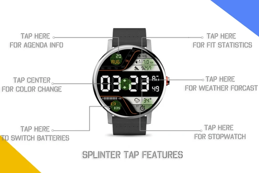 Splinter Watch Face 1.21 Screenshot