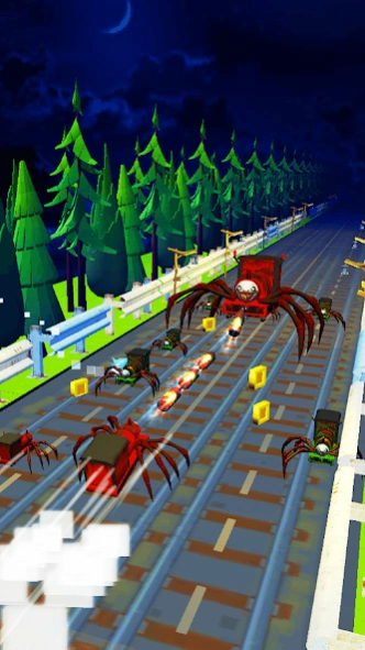 Spooky Train monsters Shooting 1.9 Screenshot