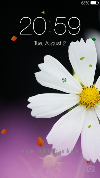 Spring live wallpaper lock 6.7 Screenshot