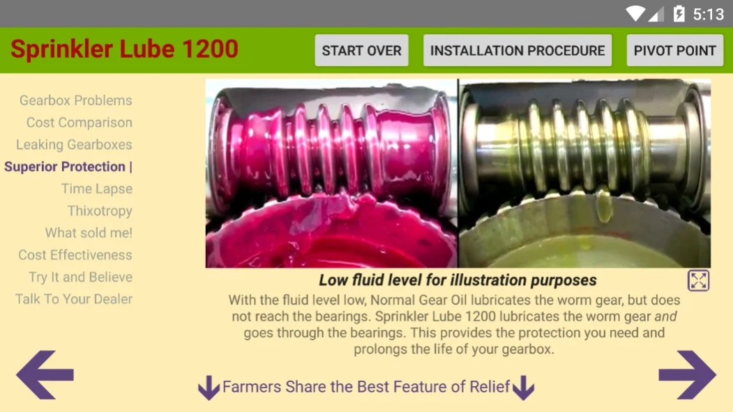 Sprinkler Lube  Screenshot