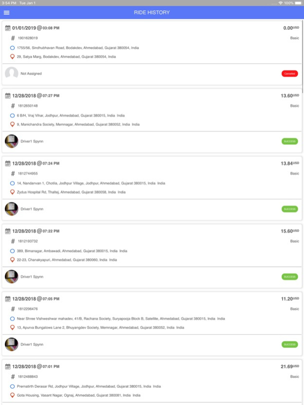 Spynn App 5.2 Screenshot