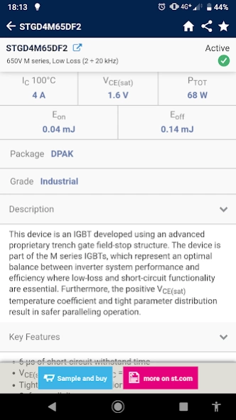STPOWER IGBT Finder 1.7.0 Screenshot