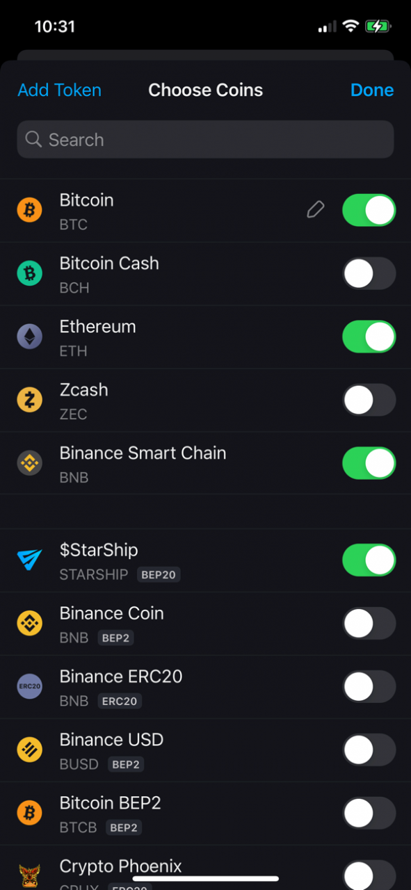 StarBase Wallet 1.1 Screenshot