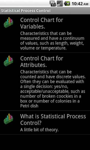 Statistical Quality Control 2.5 Screenshot