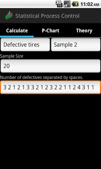 Statistical Quality Control 2.5 Screenshot