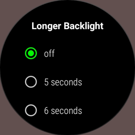 StayLit Wear: Longer Backlight 1.9.1 Screenshot