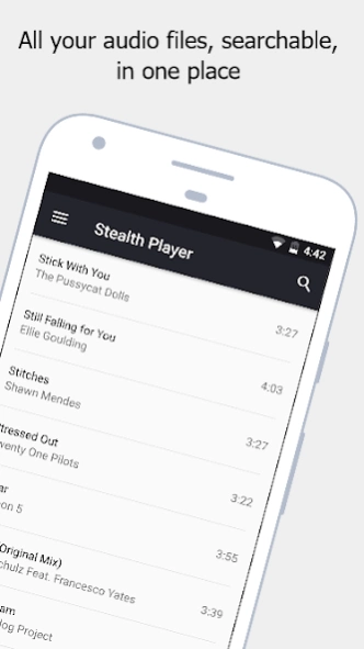 Stealth Audio Player - play au 28 Screenshot