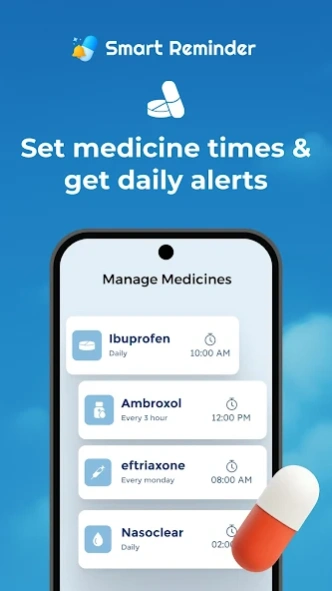 Medication Tracker: Pill Alarm 25.1.0 Screenshot