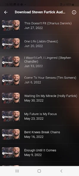 Steven Furtick's Audio & Video 1.1.0 Screenshot