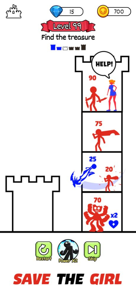 Stick Hero 2: Tower Defense 1.0.2 Screenshot
