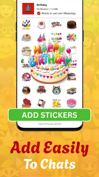 Stickers and emoji - WASticker 1.7 Screenshot