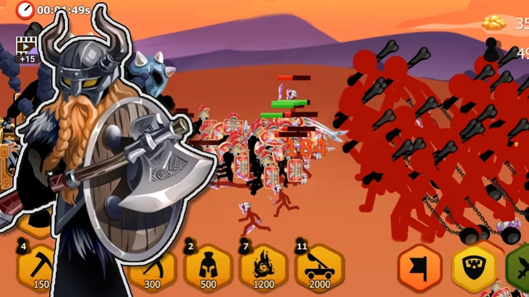 Stickman Battle 2: Empires War 156 Screenshot