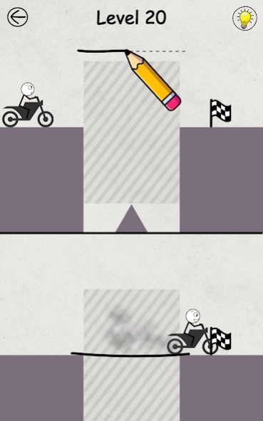 Stickman Bike Cross the Bridge  Screenshot