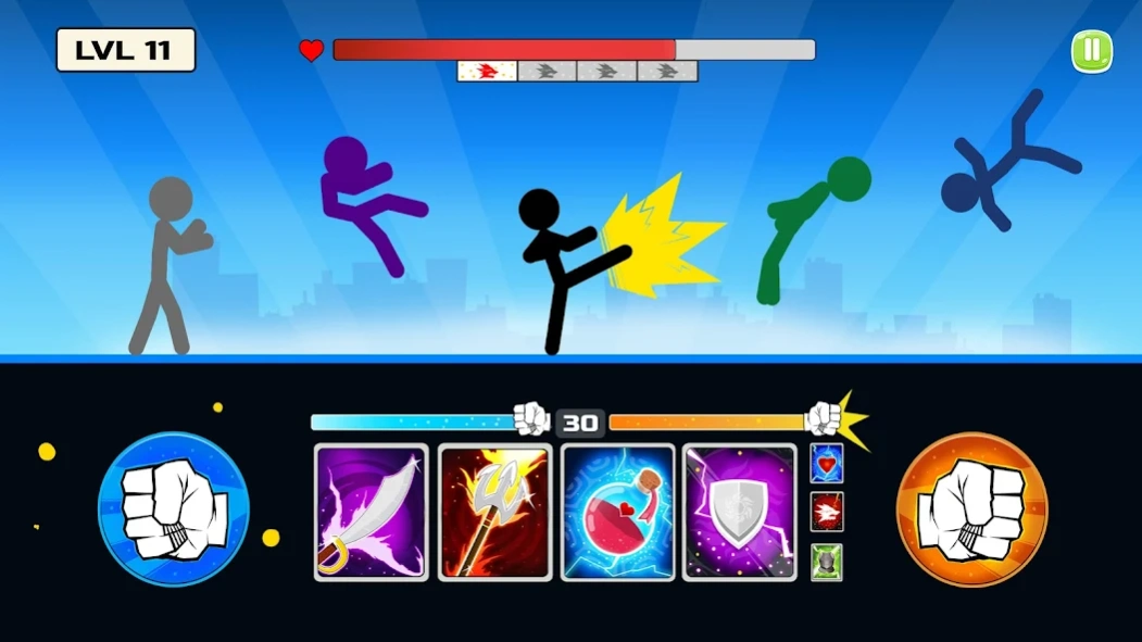 Stickman Fighter : Mega Brawl 35 Screenshot