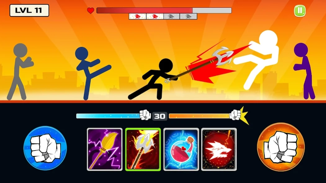Stickman Fighter : Mega Brawl 35 Screenshot