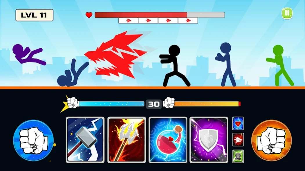 Stickman Fighter : Mega Brawl 35 Screenshot