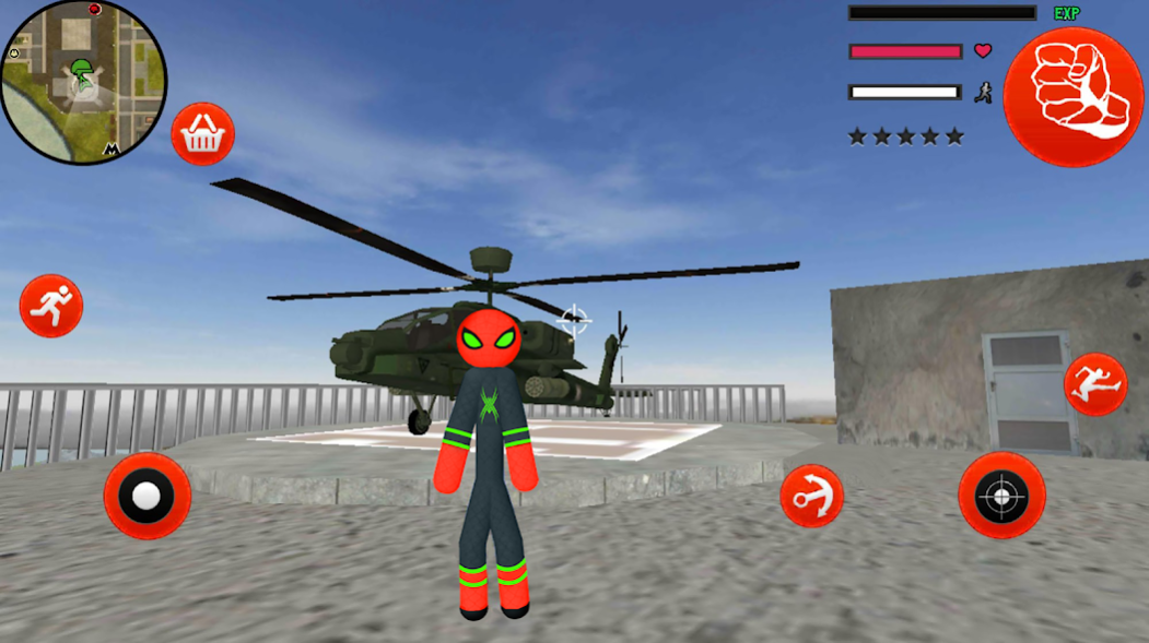 Stickman Spider Rope Hero Gang 1.0 Screenshot