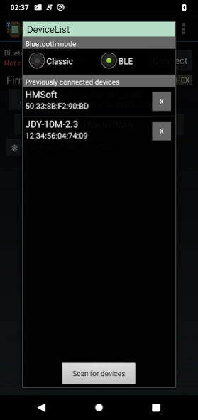 StmDfuBlue  Screenshot