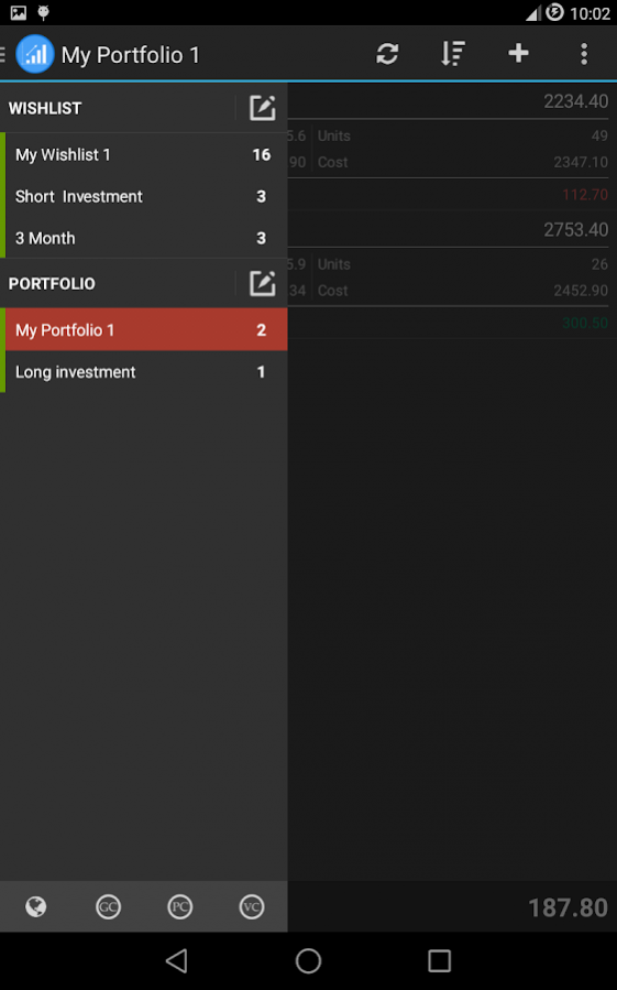 Stock TW - Stock Track & Watch 2.2.2 Screenshot