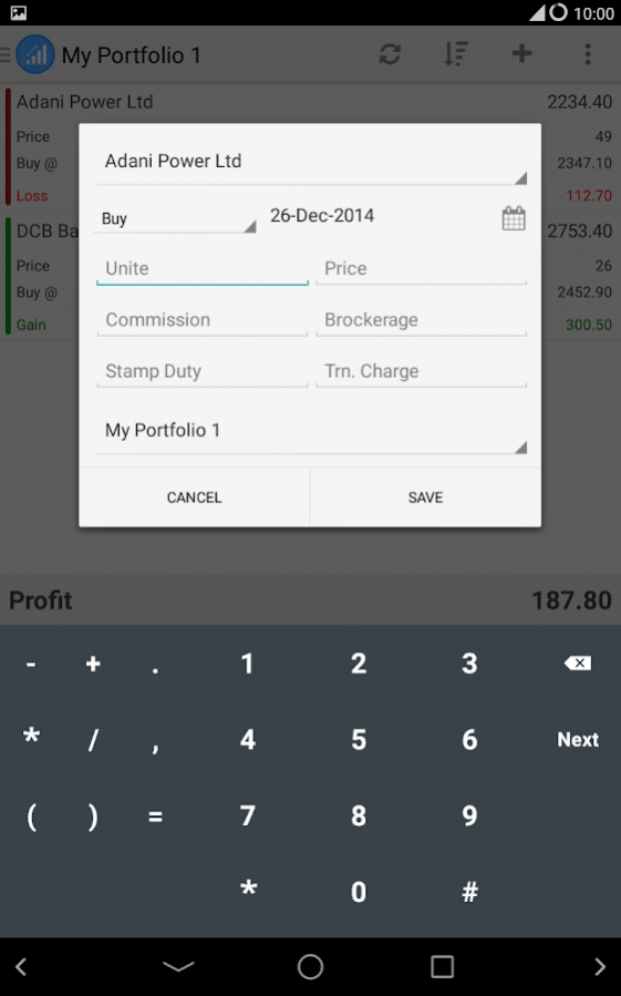 Stock TW - Stock Track & Watch 2.2.2 Screenshot