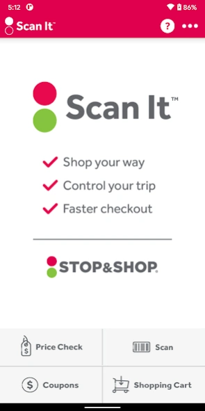 Stop & Shop Scan It(TM) Mobile 25.214.114 Screenshot