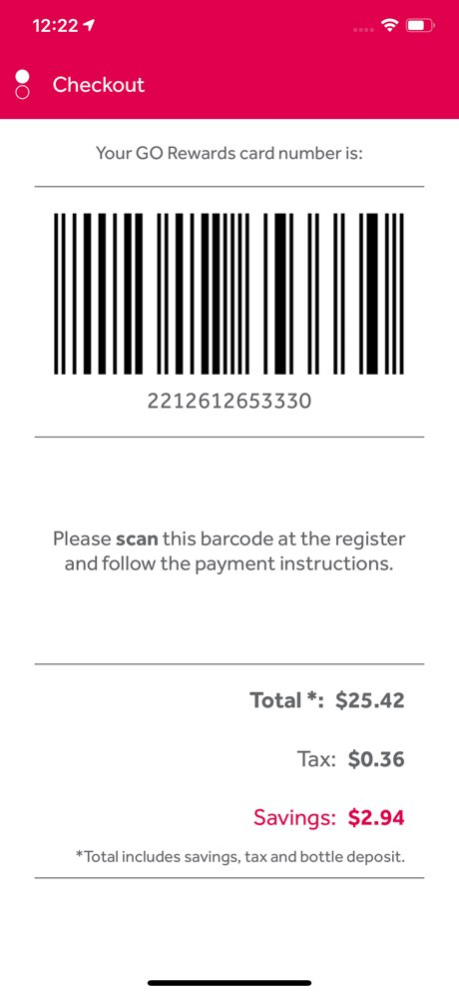Stop & Shop SCAN IT! Mobile 26.214.226 Screenshot