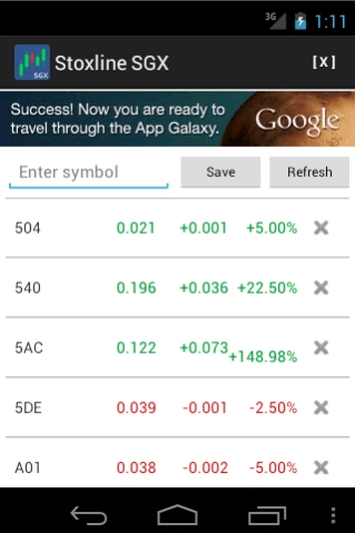 Stoxline SGX  Screenshot
