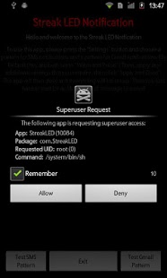 Streak LED Notification 2.0.1 Screenshot