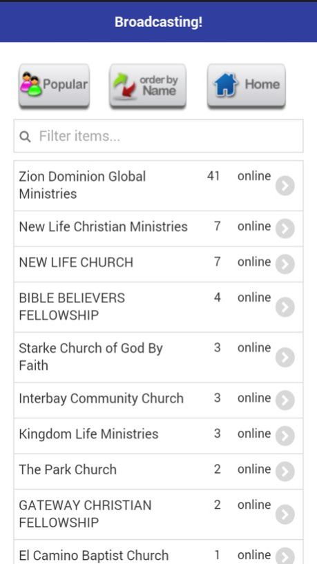 Streaming Church 1.4 Screenshot