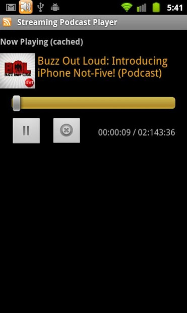 Streaming Podcasts 2.1.8 Screenshot