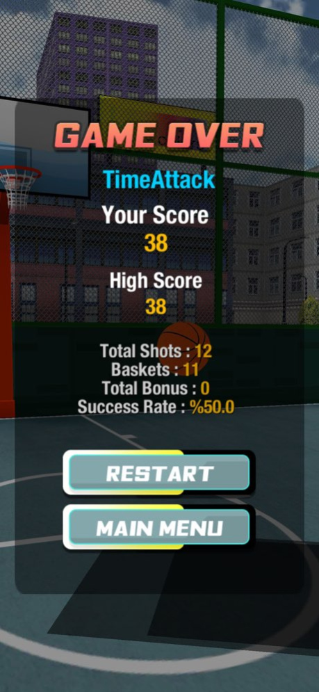 Street Basketball Star 3d Shot 1.1.5 Screenshot