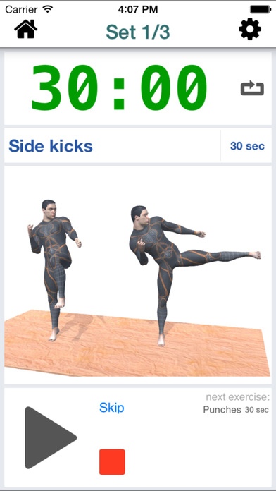Street Fighter Workout - Complete exercises routine for self defense fitness system 1.2 Screenshot