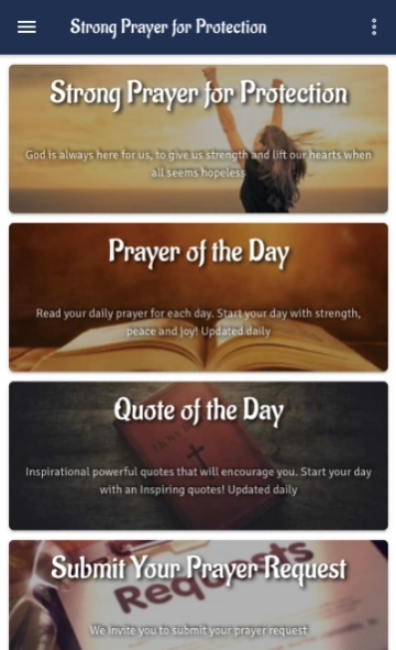 Strong Prayer for Protection 01.01.07 Screenshot