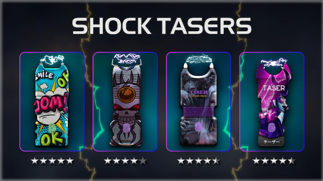 Stun Gun Prank - Shock Taser 1.2.6 Screenshot