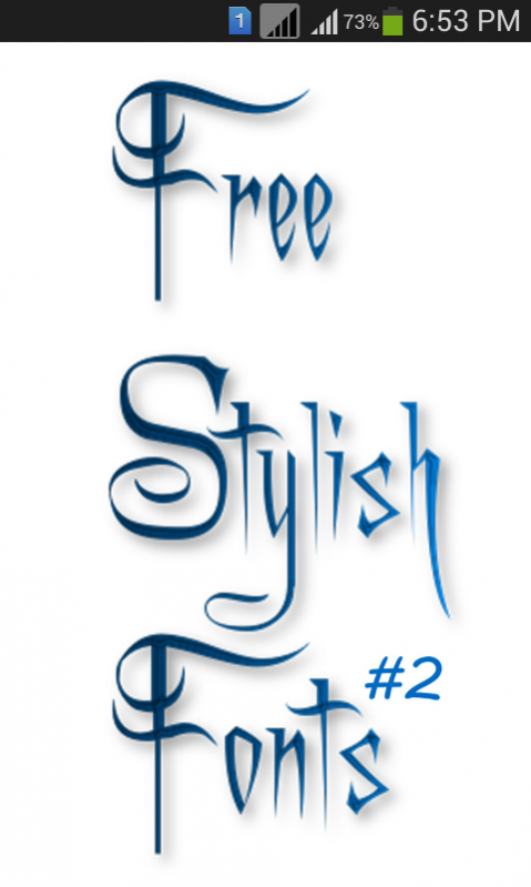 Stylish Fonts #2 1.17 Screenshot