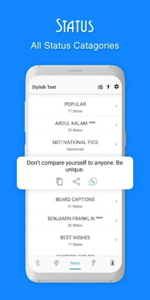 Stylish Text, Fonts & Keyboard 1.50 Screenshot