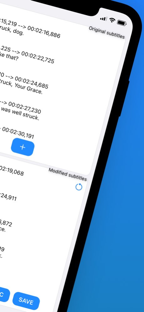 SubShifter - Fix subtitles SRT 2.1 Screenshot