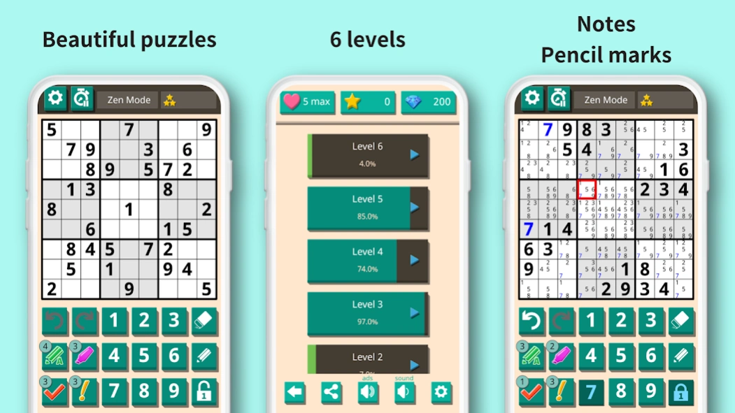 Sudoku classic - Sudoku puzzle 6.0.240904 Screenshot