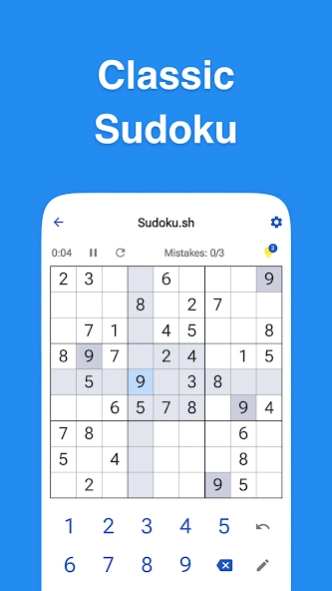 Sudoku.sh - Puzzle Game 1.4.5 Screenshot